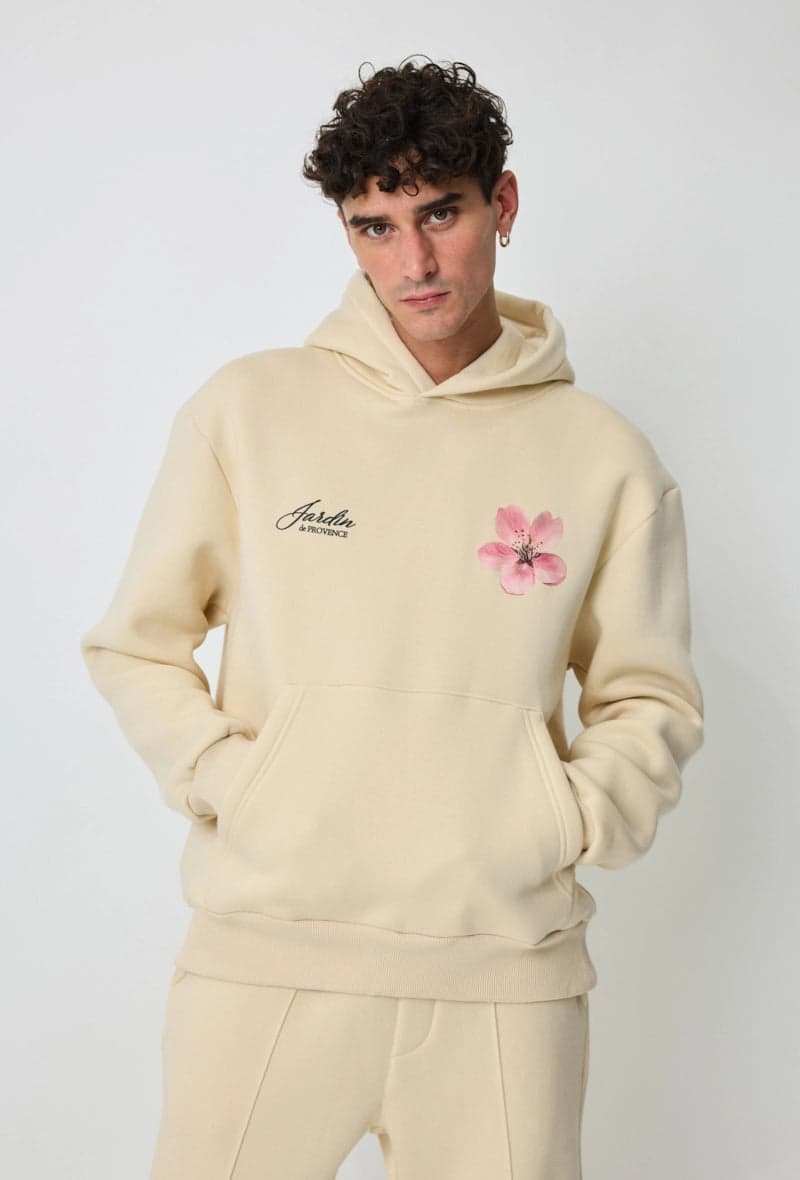 Eqrivo Hoodie Jardin Crème